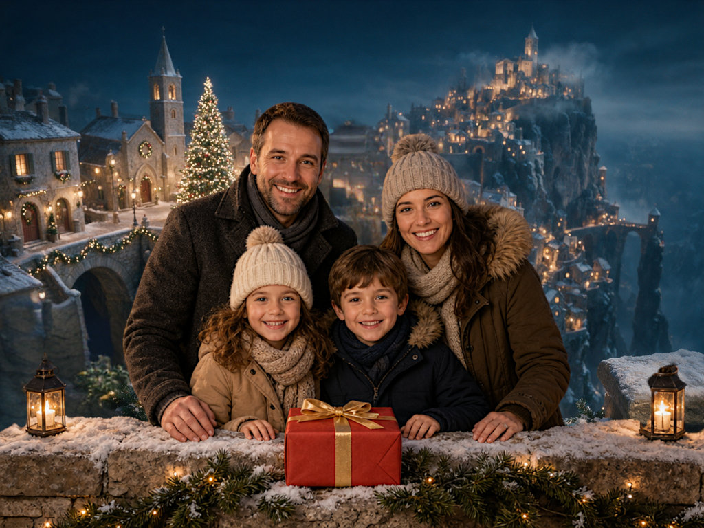 Merry Christmas from the Christmas City on the Cliffs