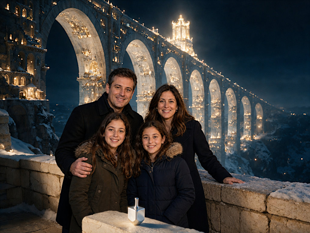Happy Hannukah from the The Bridge of Eight Arches